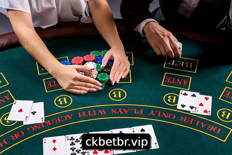 Mesa de Blackjack ckbet